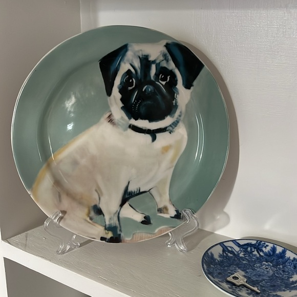 Sally Muir dog plate - whippet / greyhound - from Anthropologie - Picture 4 of 4